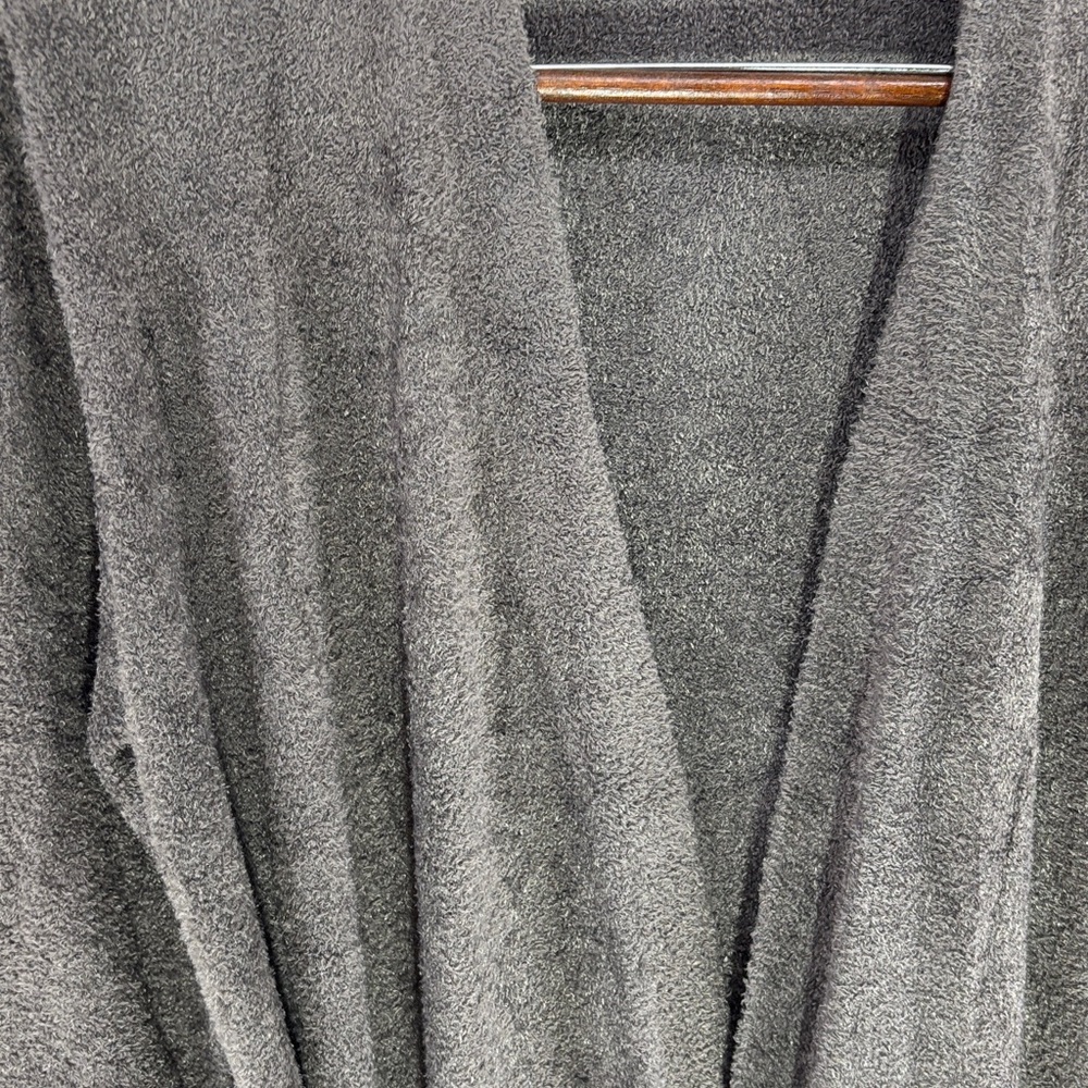 Barefoot Dreams CozyChic Lite Carbon Belted Long Robe Size XXS/XS - Picture 5 of 10